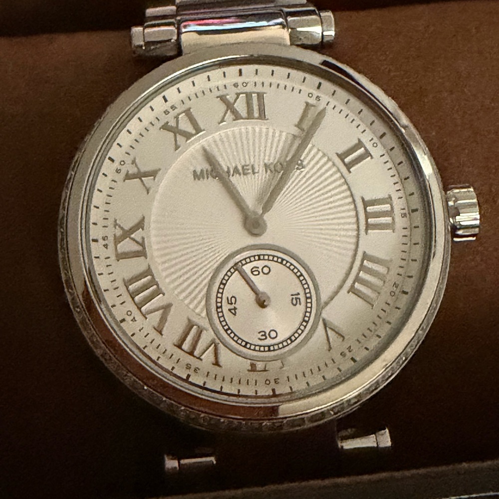Michael Kors Silver Watch.